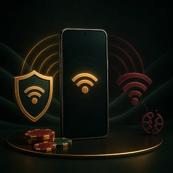 Risque de hotspot public pour casino mobile